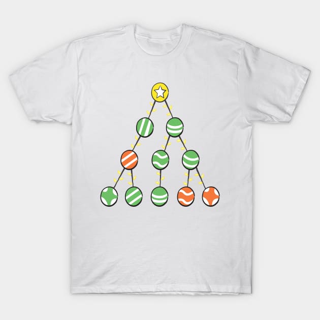 Programmer Christmas Tree - Funny Programming Jokes - Light Color T-Shirt by springforce